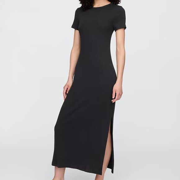 GAP Factory Dresses & Skirts - GAP Black Ribbed Maxi Dress/NWT/L